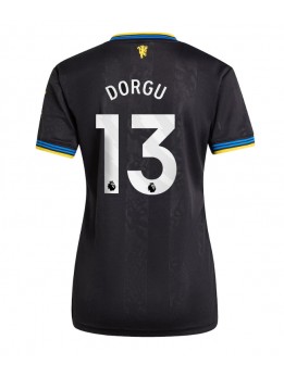 Billige Manchester United Patrick Dorgu #13 Tredjedrakt Dame 2025-26 Kortermet